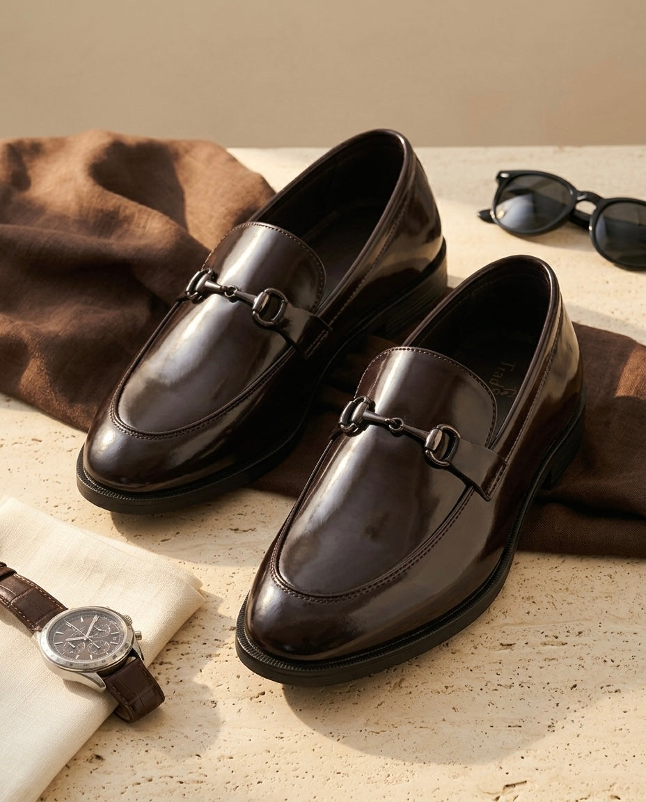 Emil (Brown Leather Loafers)