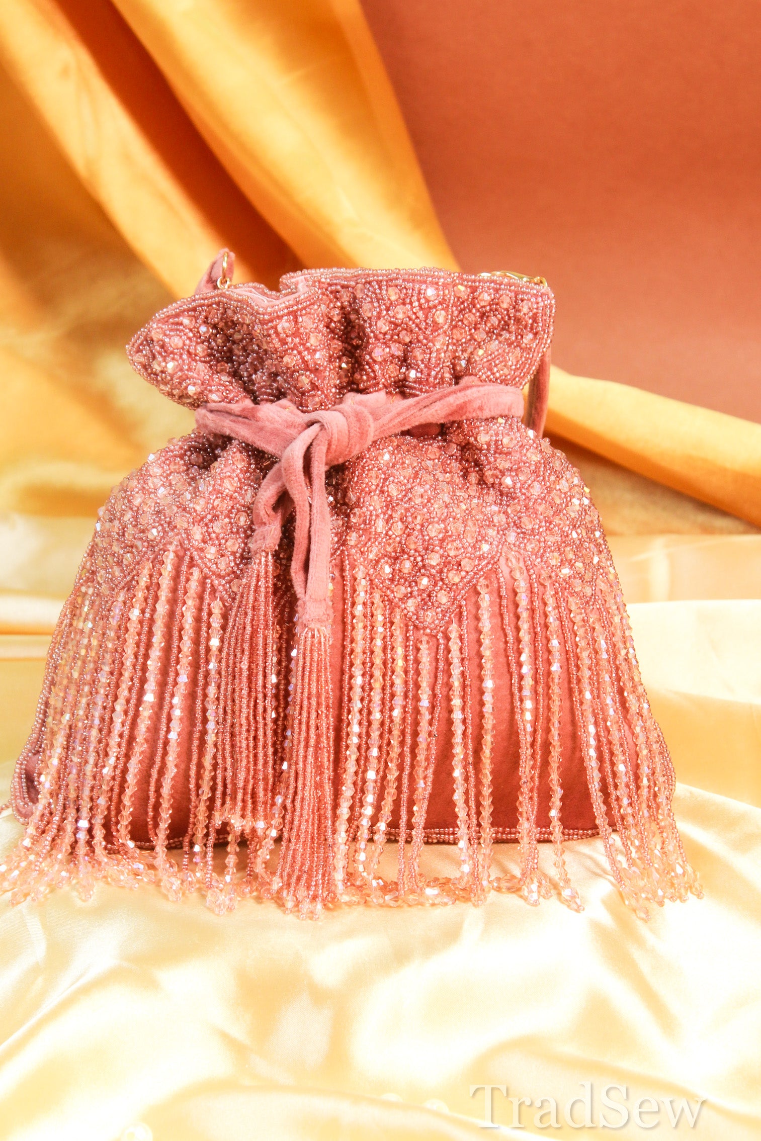 Alisha Pink Potli Designer Handcrafted Potli for Women