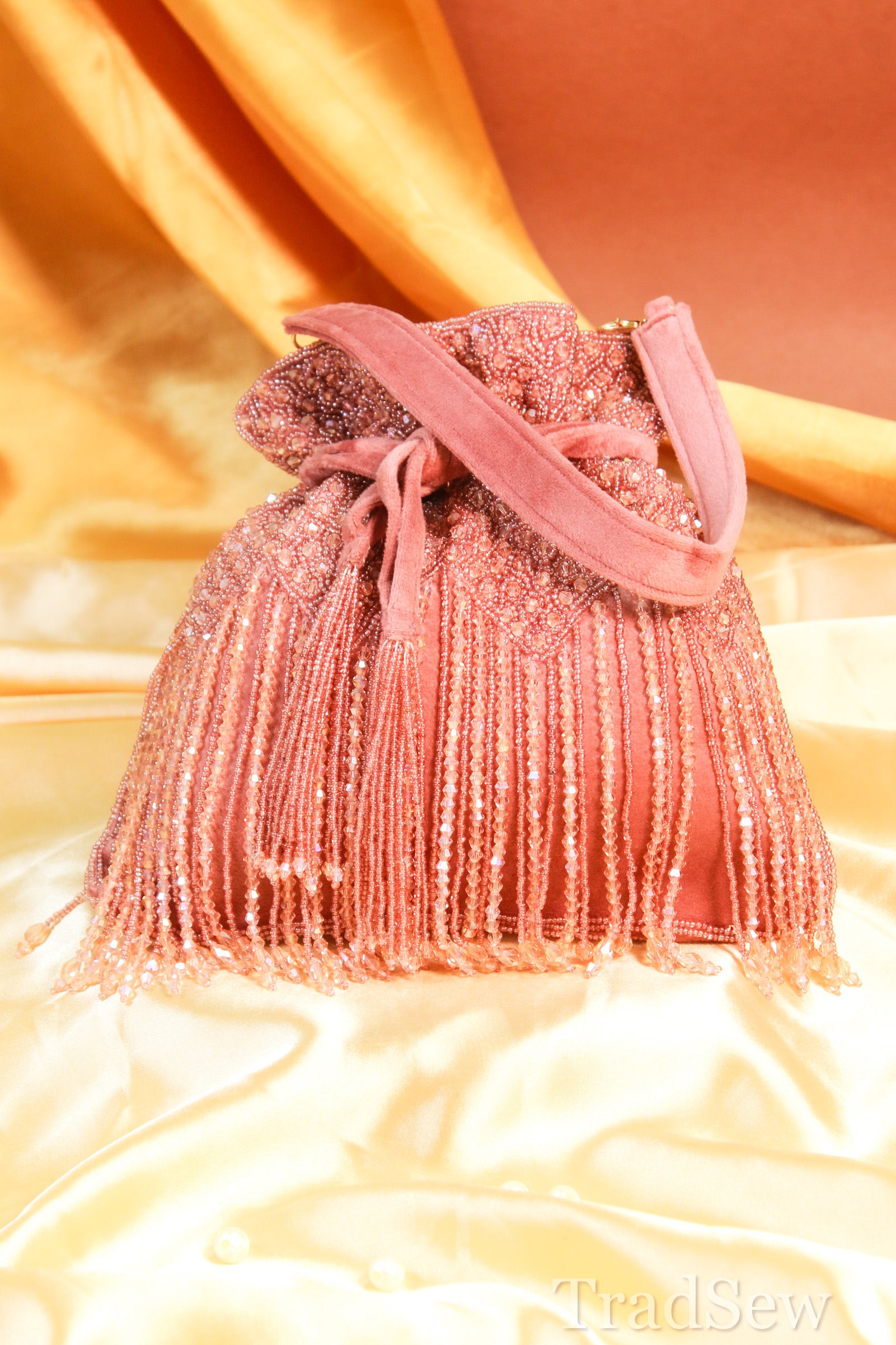 Alisha Pink Potli Designer Handcrafted Potli for Women