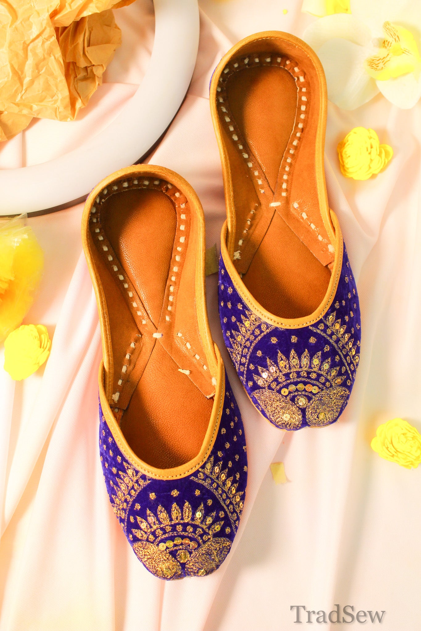 Jaipuri Blue (Jutti)