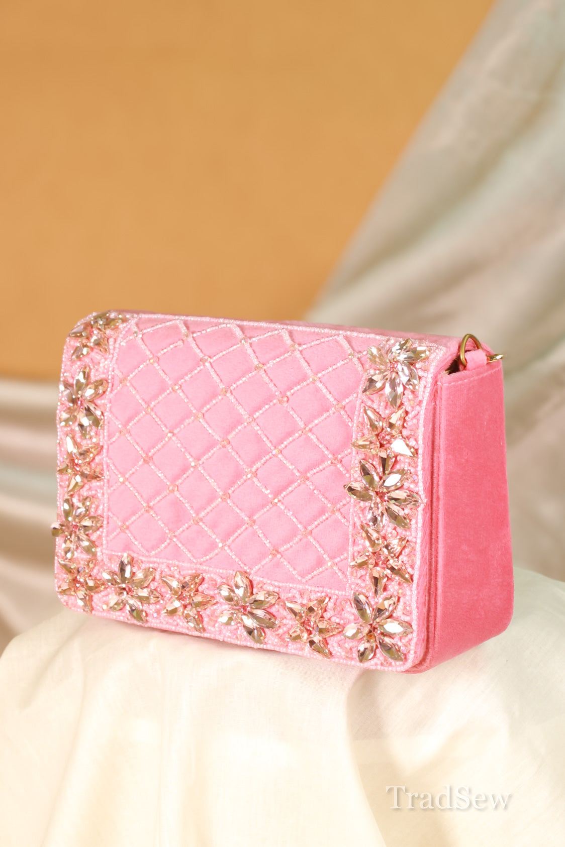Rani Pink Handcrafted Designer Handbag for Women