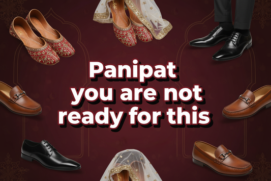 Footwear variety available at Tradsew Panipat Store