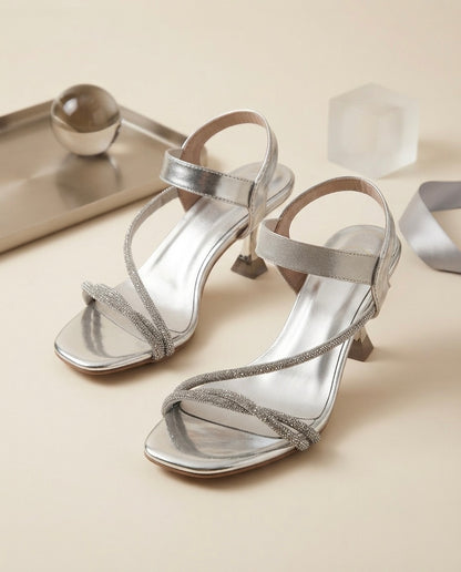 Ramen Pencil Heel Silver