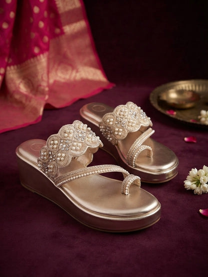 Golden Zariya Wedge