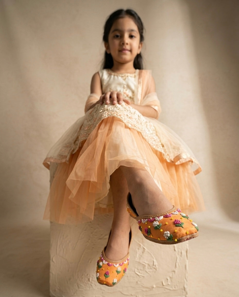 Tangerine Kids Jutti