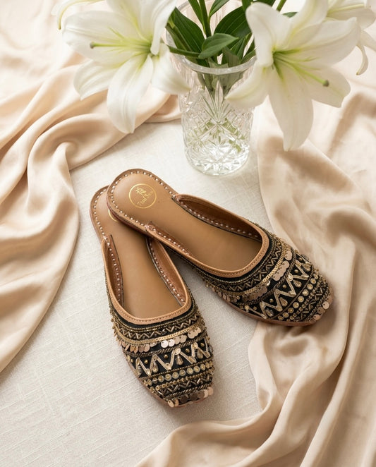 Sonam Open back jutti (Mule)