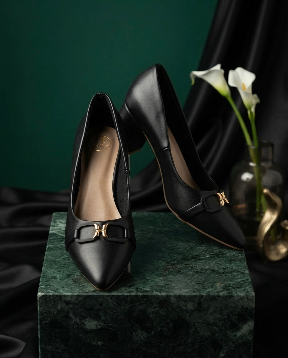 Bash Black Heel