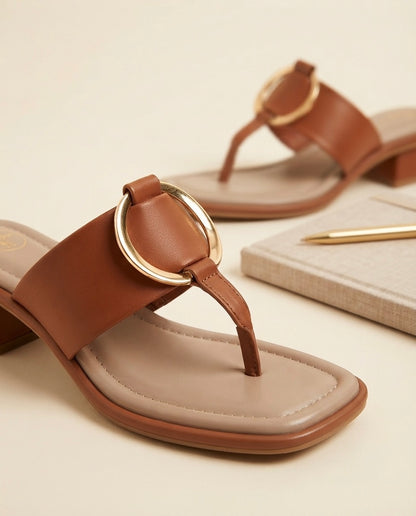 Florida Heel 1” Brown