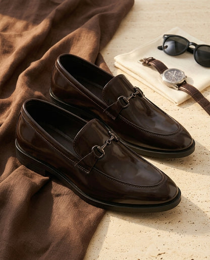Emil (Brown Leather Loafers)