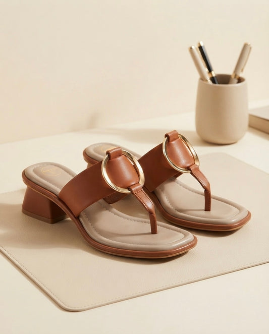 Florida Heel 1” Brown