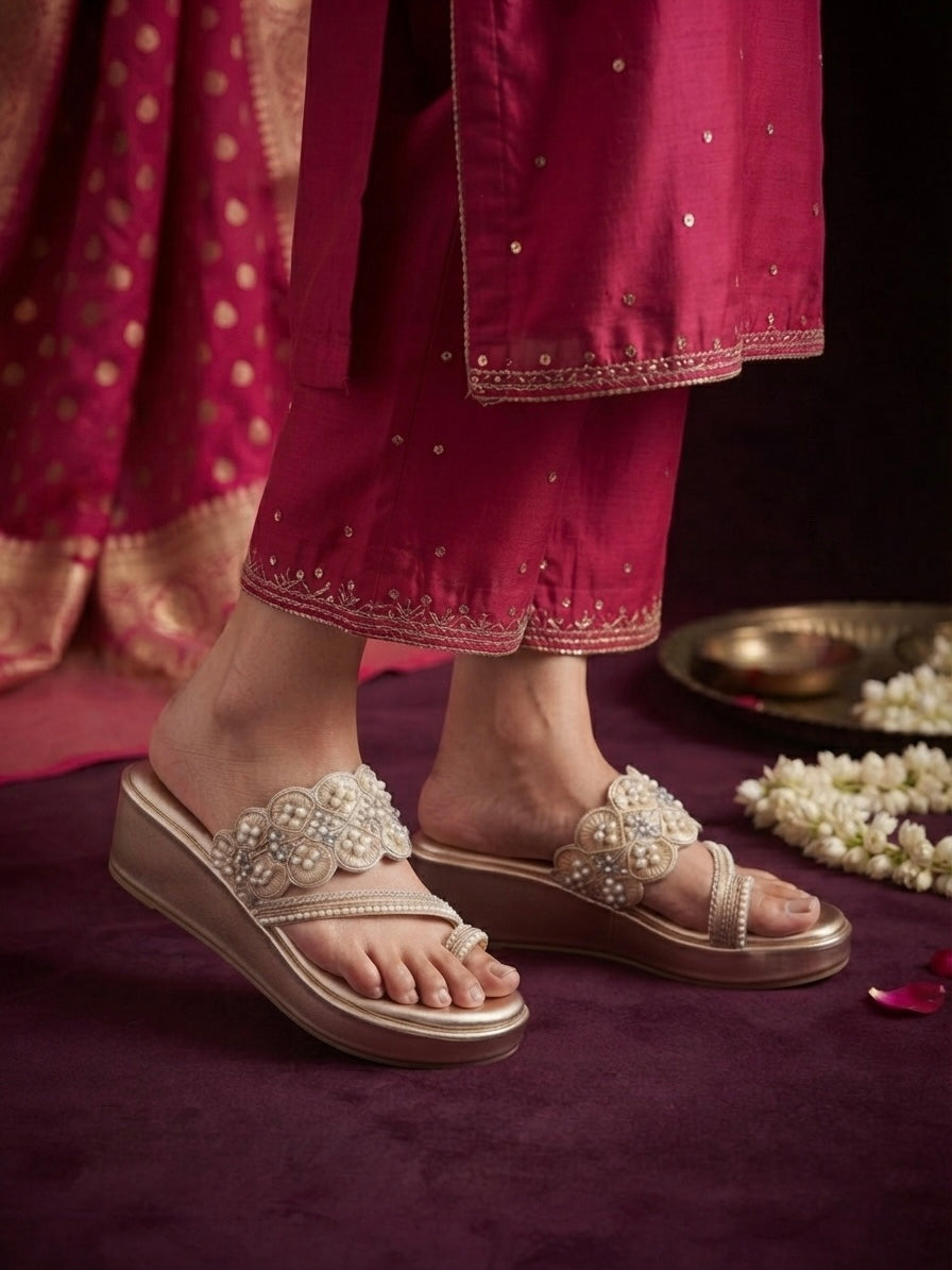 Golden Zariya Wedge