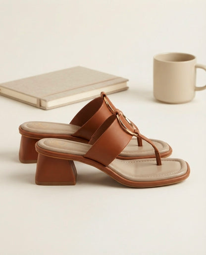 Florida Heel 1” Brown