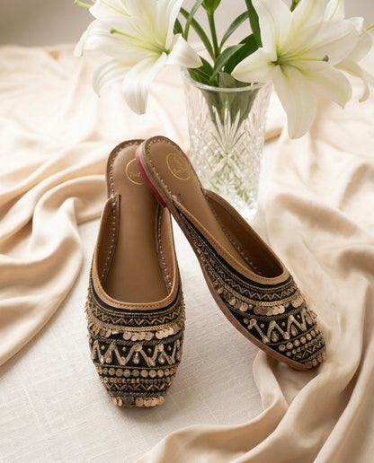 Sonam Open back jutti (Mule)