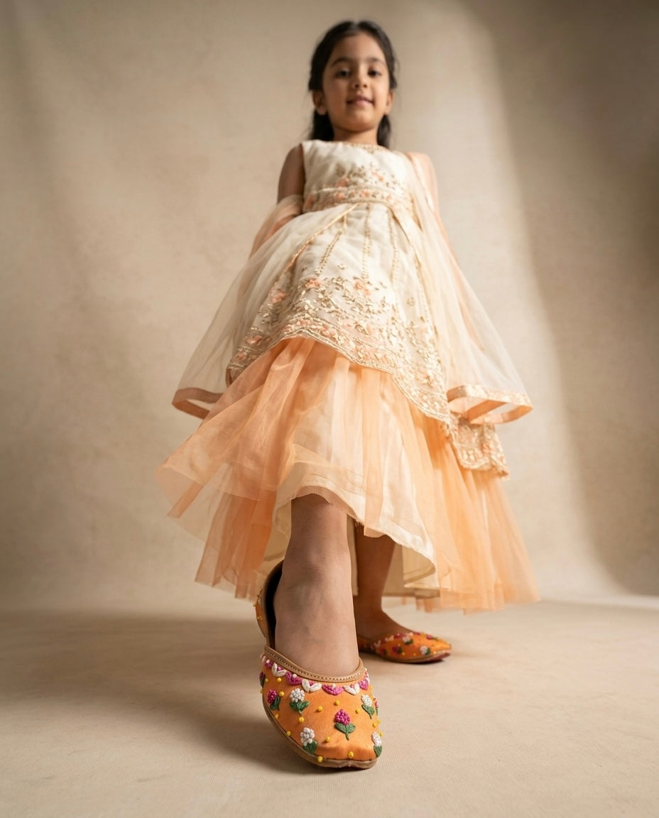 Tangerine Kids Jutti
