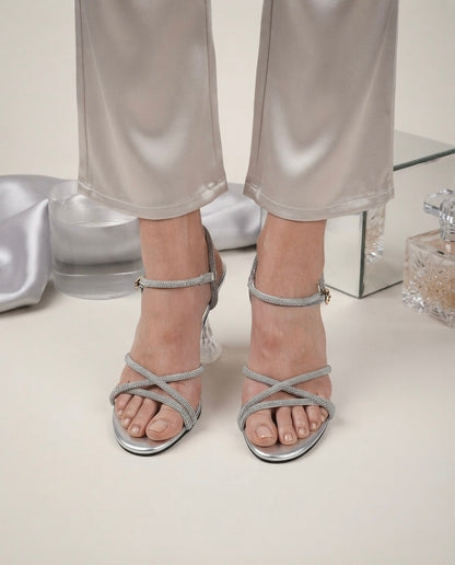 Brinkz Silver Heel