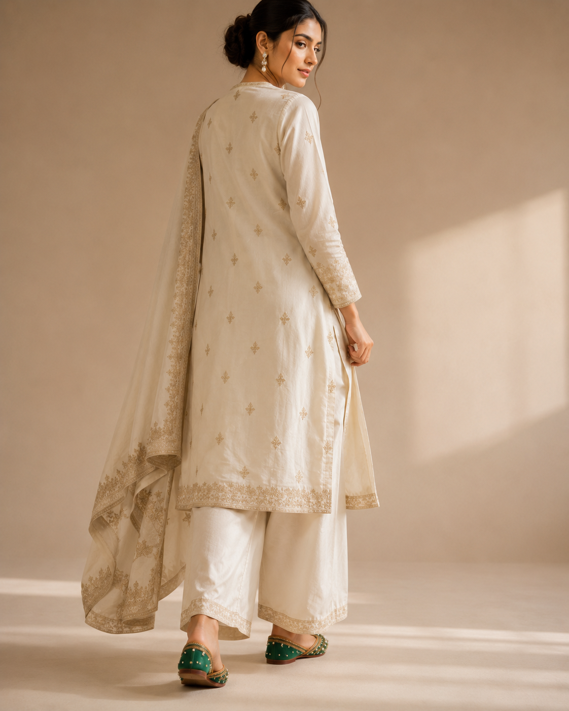 Minakshi : Green (Jutti)