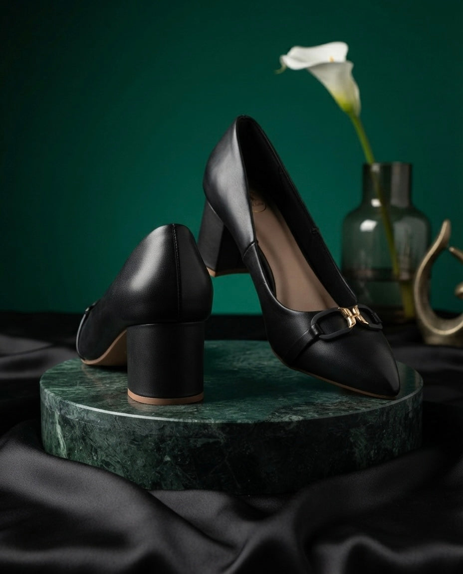 Bash Black Heel