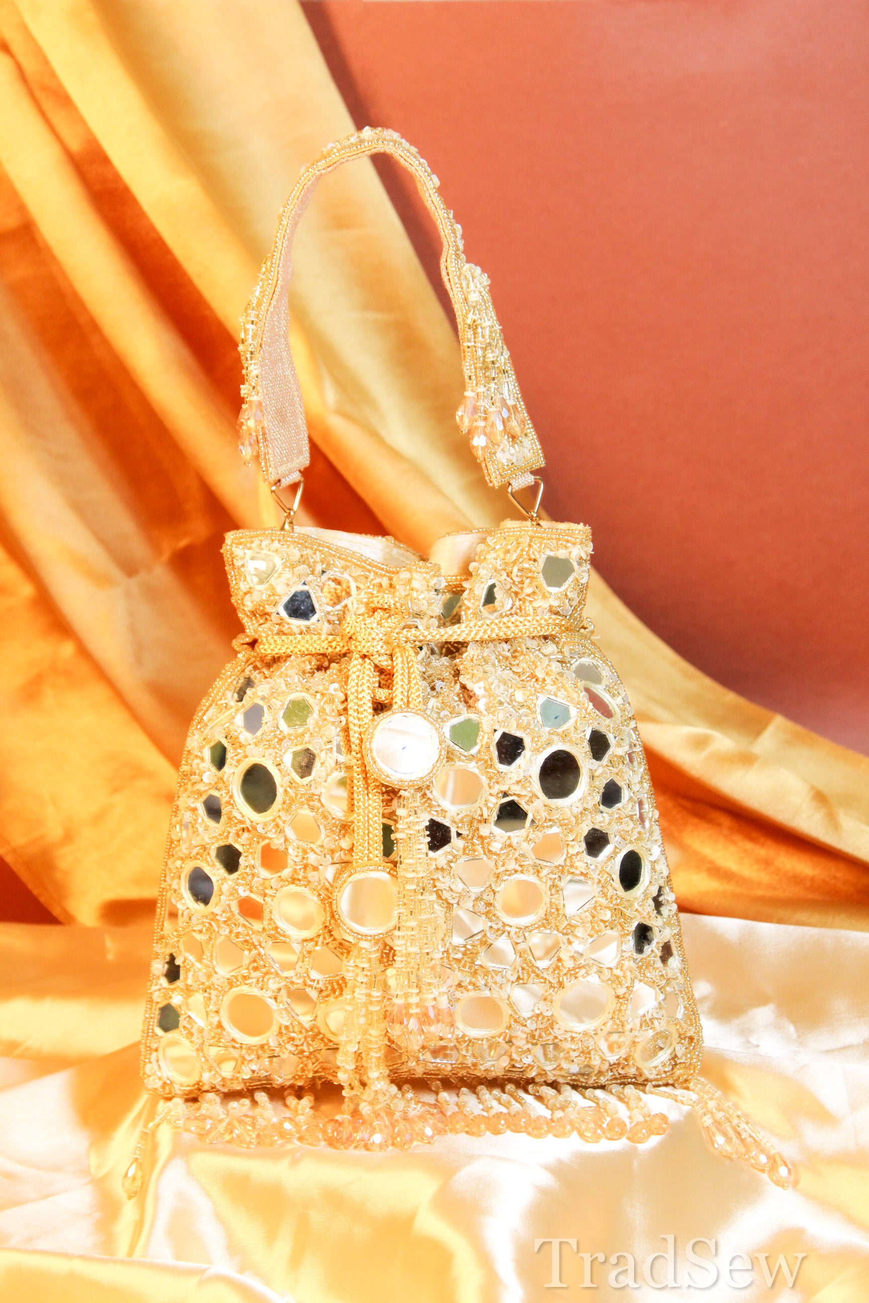 Diva Gold Handcrafted Designer Handbags for women