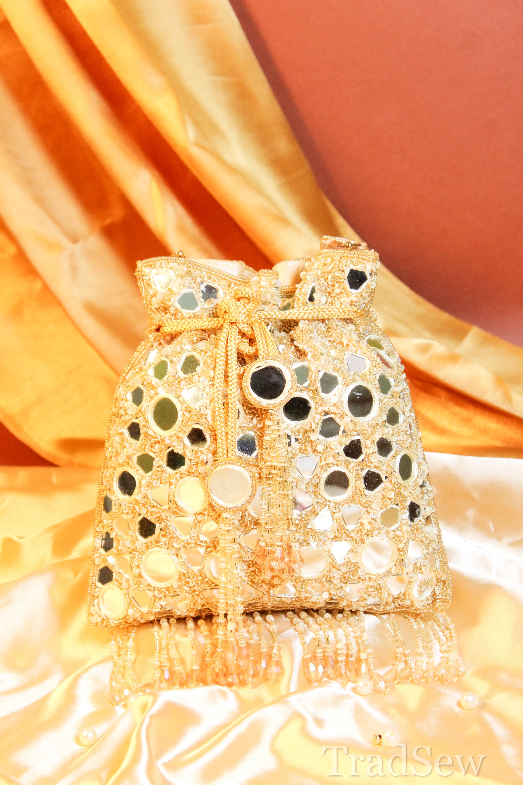 Diva Gold Designer Handcrafted Potli for women