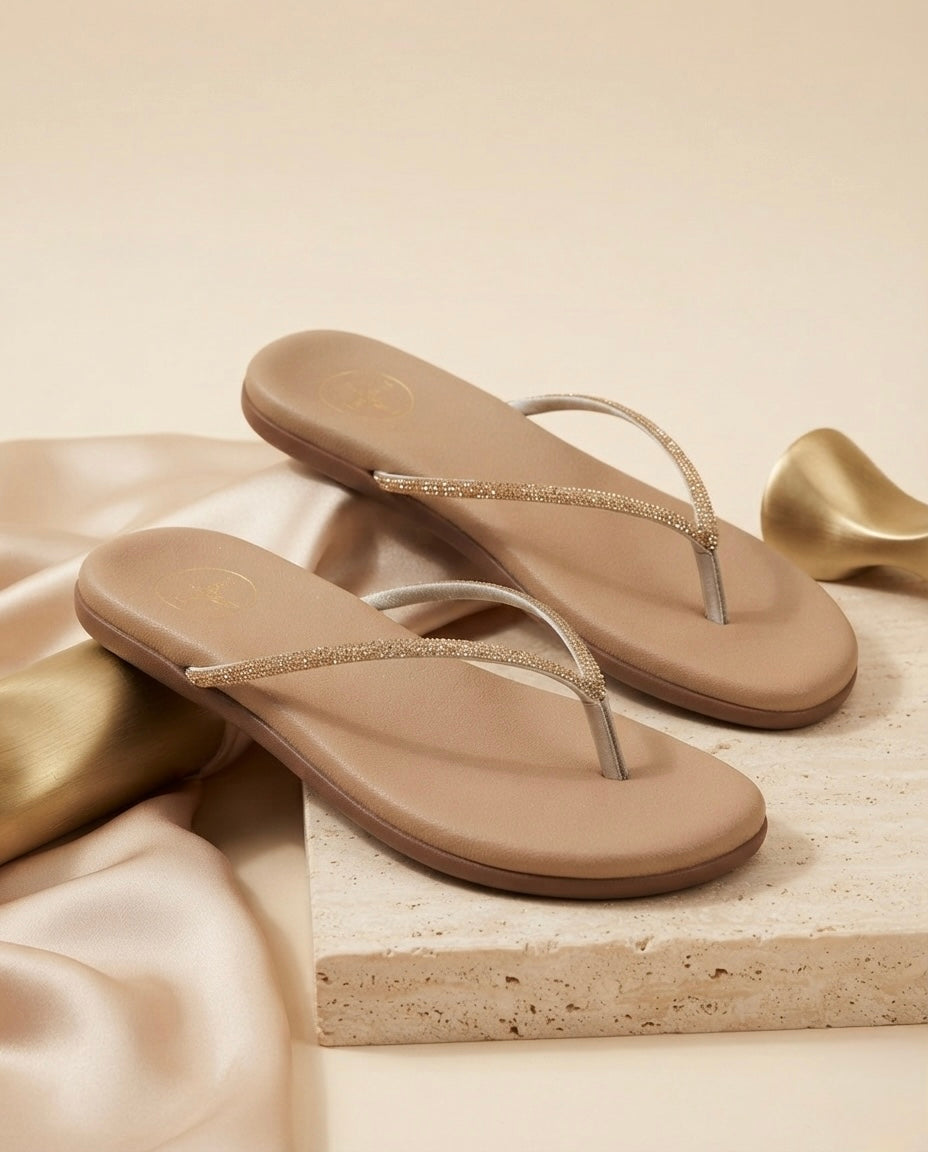 Flink Beige Flats