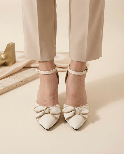 Tram White Heel
