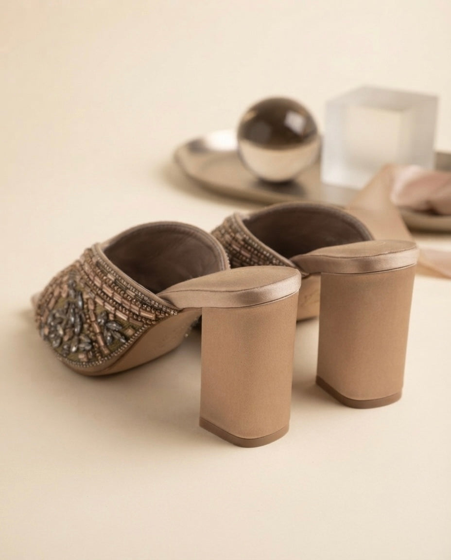 Blink Block Heel Copper