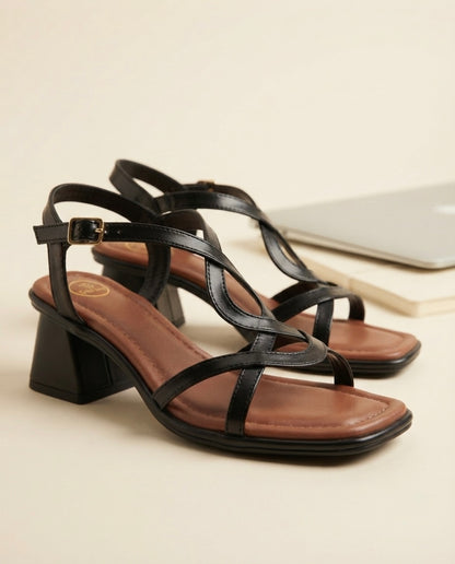Detroit Heel 1” Black