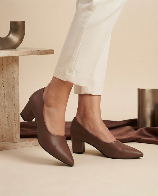 Class Brown Heel