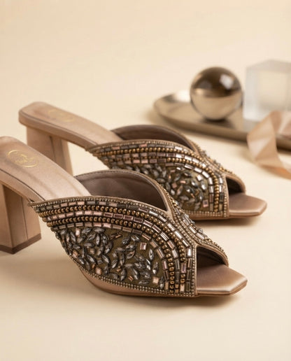 Blink Block Heel Copper