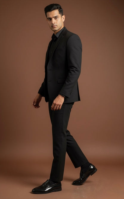 male formal shoes joey black loafers outfit styling