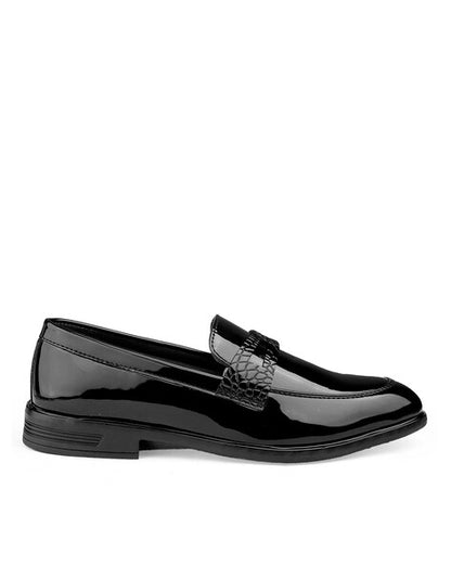 formal loafers for men joey black loafers side view