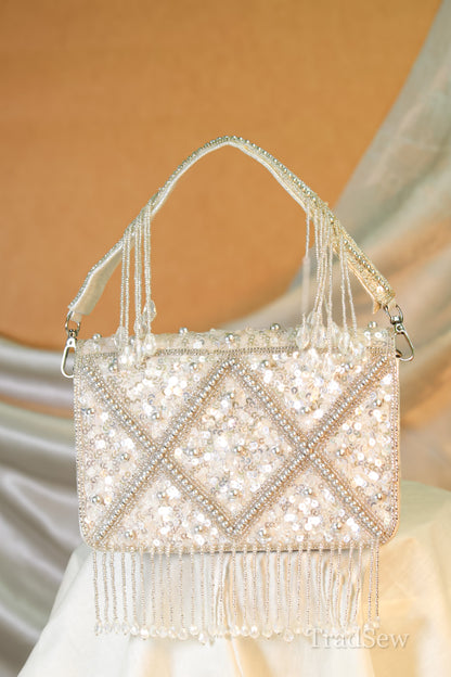Naila Silver Handcrafted Designer Purse for Women