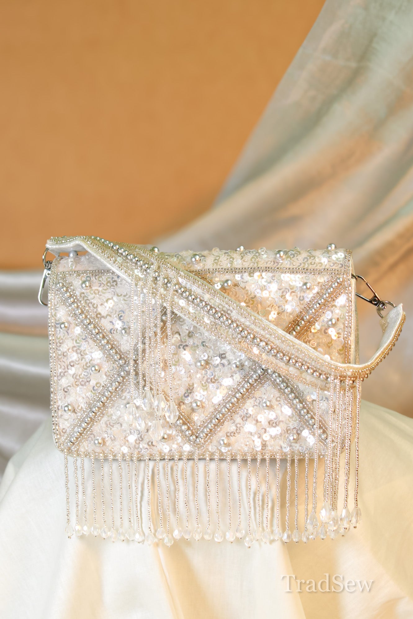 Naila Silver Handcrafted Designer Purse for Women