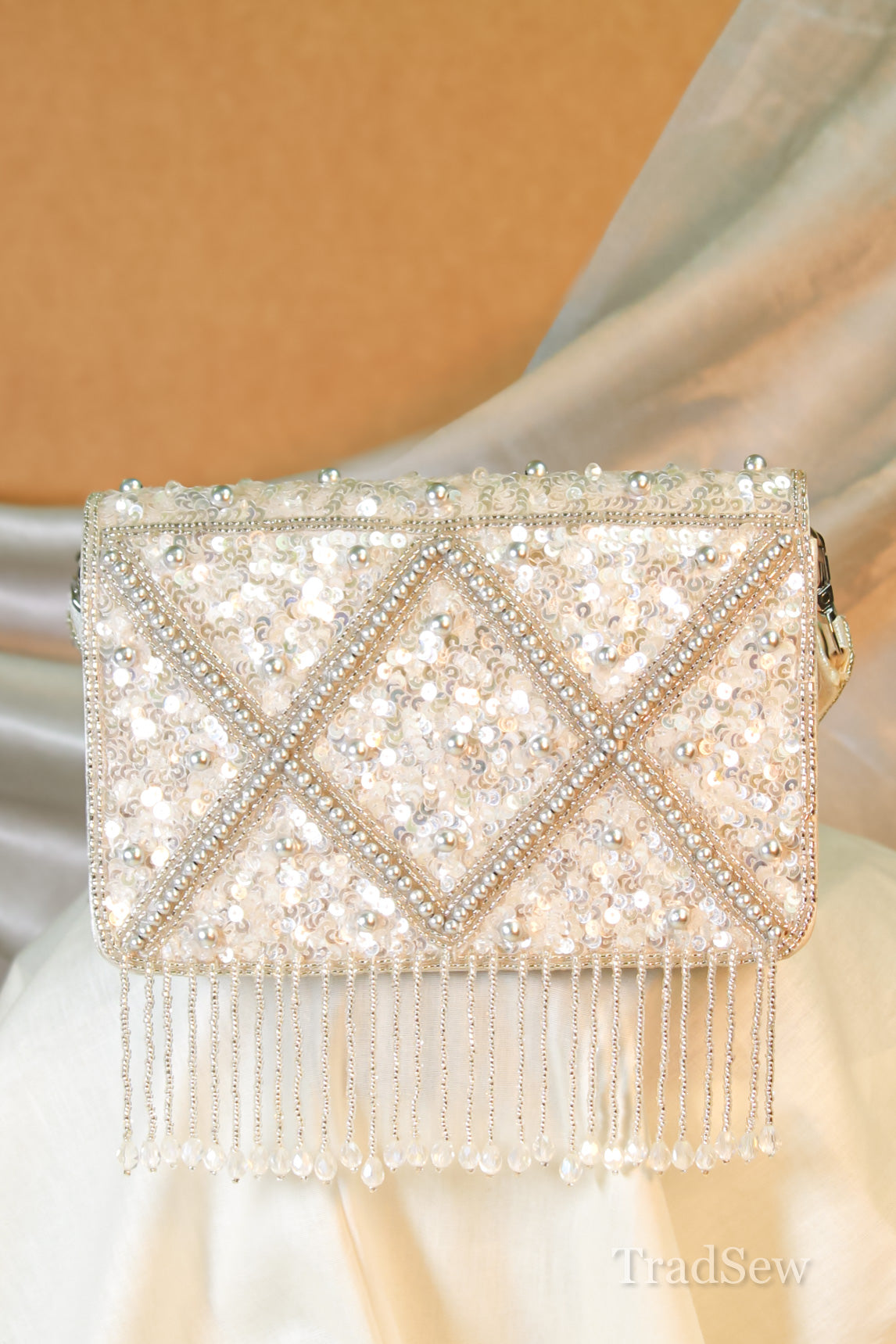Naila Silver Handcrafted Designer Purse for Women