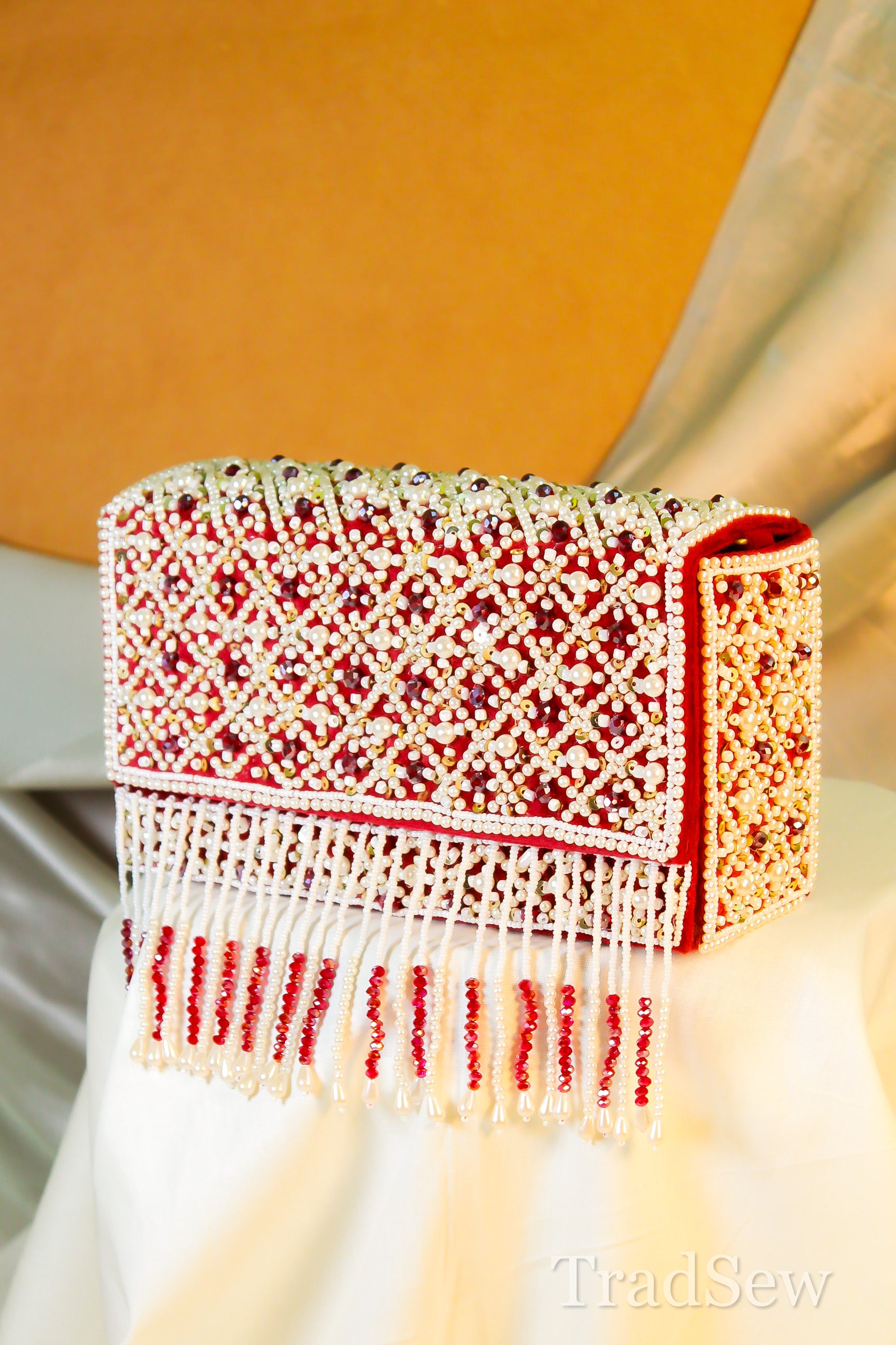 Prisha Ruby Designer Handcrafted Handbags for Women