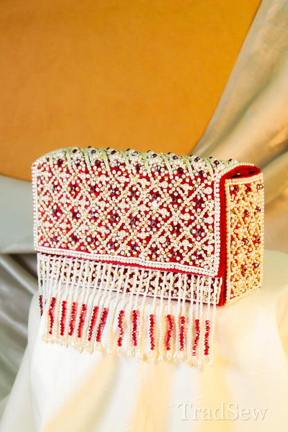 Prisha Ruby Designer Handcrafted Handbags for Women