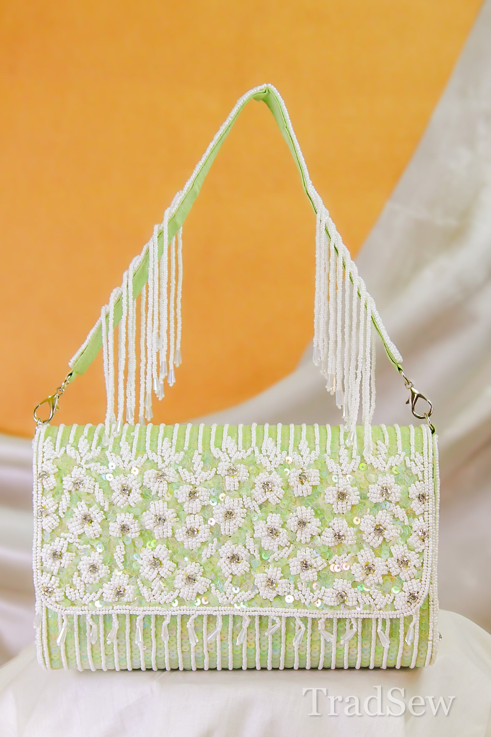 Mehar Pink Handcrafted Designer Bag for Women